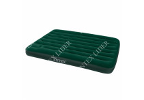 Полутороспальный надувной матрас INTEX Downy Bed (Full) с насосом, 137х191х22 см 66928