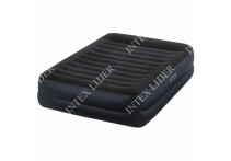 Кровать надувная двуспальная со встроенным насосом 220В 152х203х42см Intex 64424