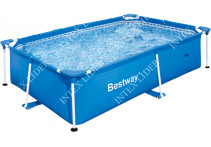 56041 Каркасный бассейн прямоугольный BestWay, 239х150х58см
