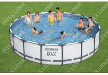 28274 Прямоугольный каркасный бассейн Intex 450х220х84см + фильтр-насос 2,0 м3/ч