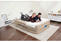69054 Двухспальная кровать BestWay 152х203х51см+насос с автоподкачкой
